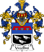 Italian Family Coat of Arms (v.25b) Uccellini