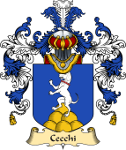 Italian Family Coat of Arms (v.25a) Cecchi