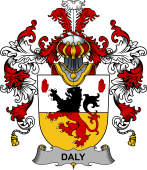 Irish Family Coat of Arms (v.25b) Daly or O