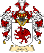 Italian Family Coat of Arms (v.25a) Mauri