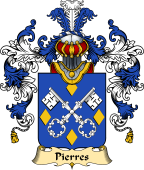 French Family Coat of Arms (v.25) Pierres