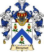 French Family Coat of Arms (v.25) Simonet