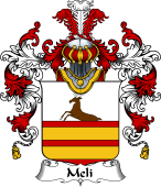 Italian Family Coat of Arms (v.25b) Meli