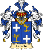 French Family Coat of Arms (v.25) Laroche