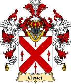 French Family Coat of Arms (v.25) Clouet
