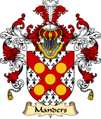 Irish Family Coat of Arms (v.25a) Manders