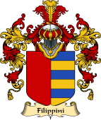 Italian Family Coat of Arms (v.25a) Filippini