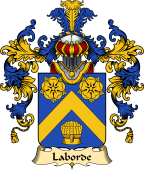 French Family Coat of Arms (v.25) Laborde