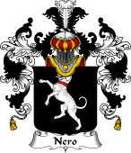 Italian Family Coat of Arms (v.25b) Nero