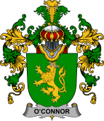 Irish Family Coat of Arms (v.25b) Connor or O