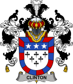 Irish Family Coat of Arms (v.25b) Clinton