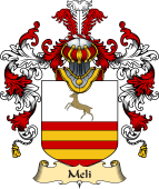 Italian Family Coat of Arms (v.25a) Meli (or Melo)