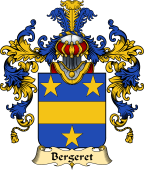 French Family Coat of Arms (v.25) Bergeret