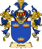 Welsh Family Coat of Arms (v.25) Cenau (AP COEL GODEBOG)