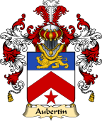 French Family Coat of Arms (v.25) Aubertin