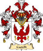 Italian Family Coat of Arms (v.25a) Castelli
