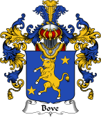 Italian Family Coat of Arms (v.25b) Bove