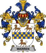 Irish Family Coat of Arms (v.25b) Warren
