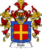 Italian Family Coat of Arms (v.25b) Dotti