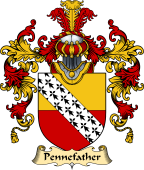 Irish Family Coat of Arms (v.25a) Pennefather