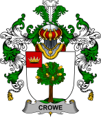 Irish Family Coat of Arms (v.25b) Crowe or McEnchroe