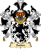 Welsh Family Coat of Arms (v.25) Sutton (of Gwersyllt, Denbighshire)