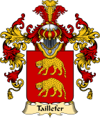French Family Coat of Arms (v.25) Taillefer