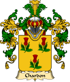 French Family Coat of Arms (v.25) Chardon