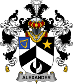 Irish Family Coat of Arms (v.25b) Alexander