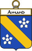 French Family Coat of Arms (v.25) Amand