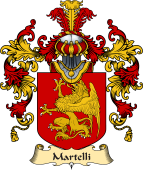 Italian Family Coat of Arms (v.25a) Martelli