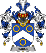 Irish Family Coat of Arms (v.25b) Hodge