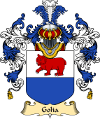 Italian Family Coat of Arms (v.25a) Golia