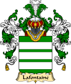 French Family Coat of Arms (v.25) Lafontaine