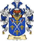 Italian Family Coat of Arms (v.25a) Stocco