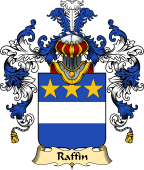 French Family Coat of Arms (v.25) Raffin