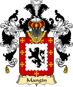 French Family Coat of Arms (v.25) Mangin