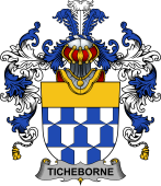 Irish Family Coat of Arms (v.25b) Ticheborne