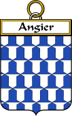 French Family Coat of Arms (v.25) Angier