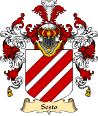 Italian Family Coat of Arms (v.25a) Sesto
