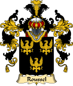 French Family Coat of Arms (v.25) Roussel