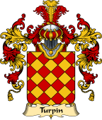 French Family Coat of Arms (v.25) Turpin