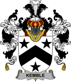 Irish Family Coat of Arms (v.25b) Kemble