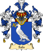 Italian Family Coat of Arms (v.25a) Sala