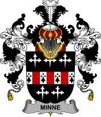 Irish Family Coat of Arms (v.25b) Minne