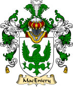 Irish Family Coat of Arms (v.25a) MacEniery or MacHenry
