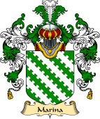 Italian Family Coat of Arms (v.25a) Marina
