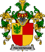 Irish Family Coat of Arms (v.25b) Packenham