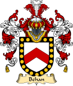 Irish Family Coat of Arms (v.25a) Behan or Beaghan