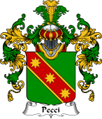 Italian Family Coat of Arms (v.25b) Pecci